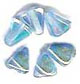Half Rainbow Glass Beads - click here for large view
